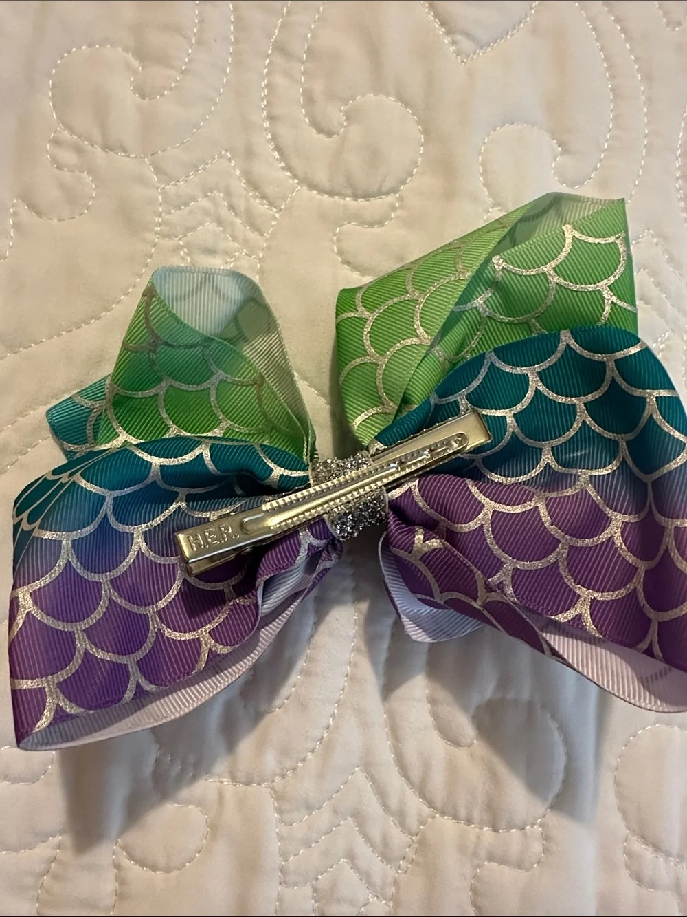 JoJo Siwa Rainbow Unicorn, Mermaid Green & Black Emoji Hair Bows